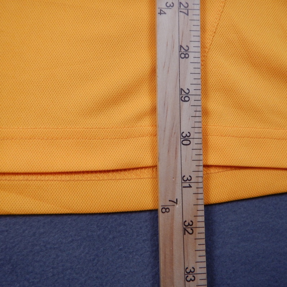 Pittsburgh Steelers Mens M Polo Shirt Reebok Yellow Black Short Sleeve NFL READ - Picture 11 of 15